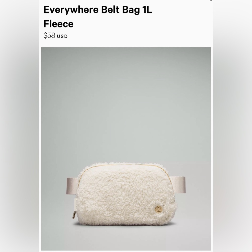 Brand New Everywhere Belt Bag 1L Fleece